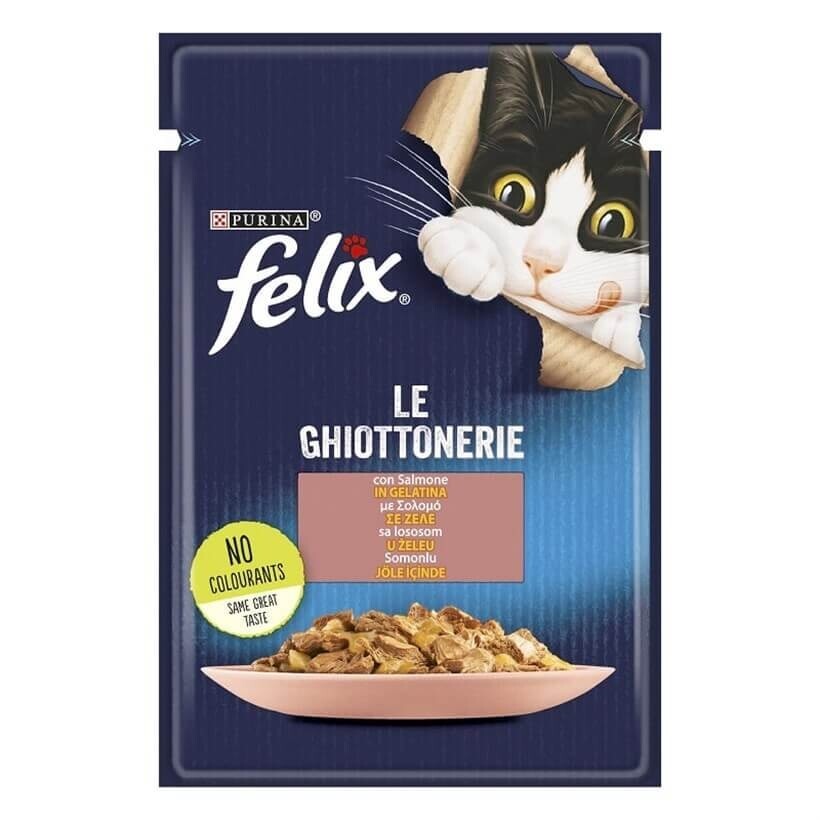 FELIX - FELİX AGAİL SOMONLU KEDİ YAŞ MAMA 85 GR 26'LI