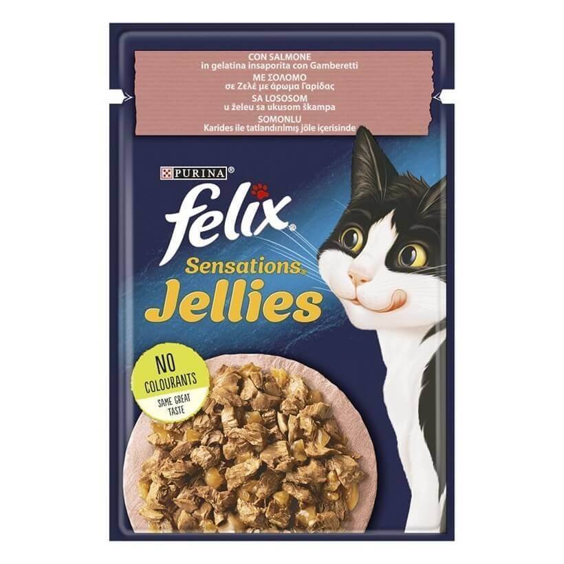 FELİX SENSATİON SOMON&KARİDESLİ KEDİ YAŞ MAMA 85 GR 26'LI