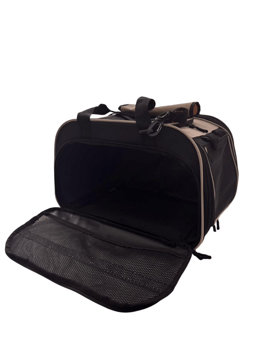 FLY PET TAŞIMA ÇANTASI GRİ-SİYAH - Thumbnail