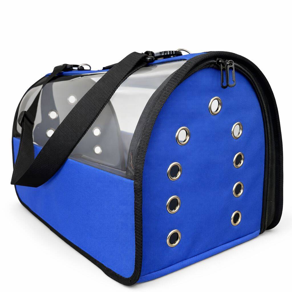 PETPRETTY ŞEFFAF ÇANTA BÜYÜK BOY MAVİ 30x30x49 CM