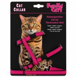  - FUNNY CATS KEDİ GÖĞÜS TASMA