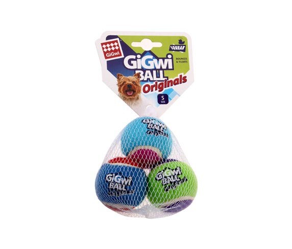 - 6119 Gigwi Ball Tenis Topu 3'lü 5 cm Köpek Oyun.