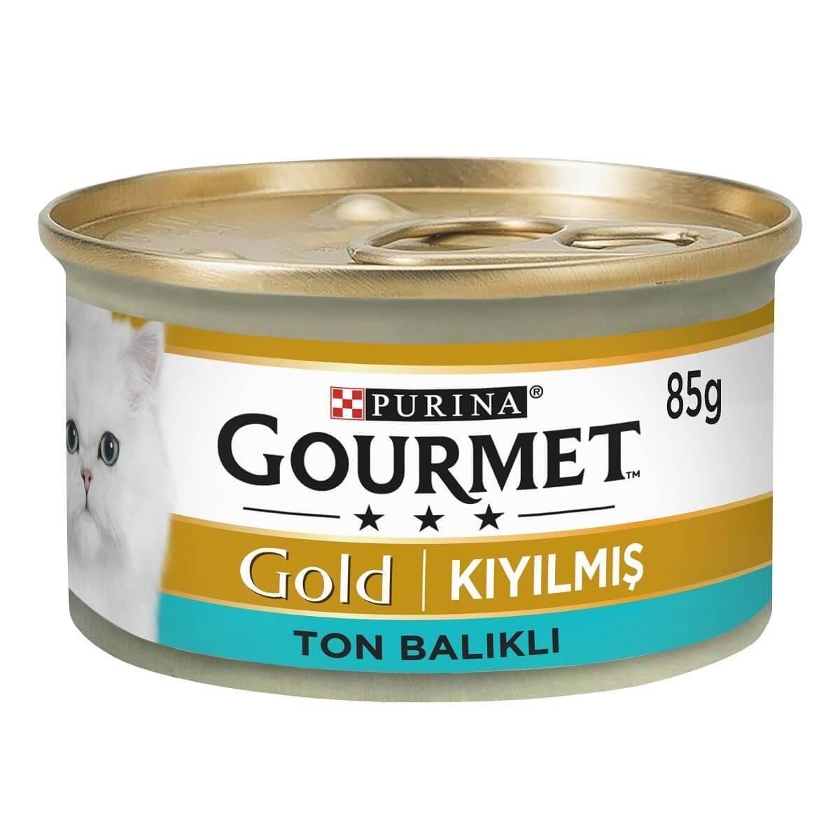 GOURMET GOLD KIYILMIŞ TON BALIKLI KEDİ KONSERVERSİ 85 GR 24'LÜ
