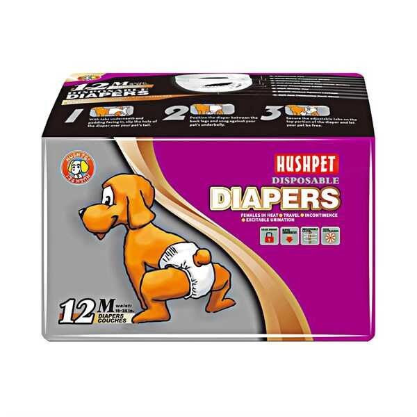 Hushpet Köpek Alt Tuvalet Bezi M 12
