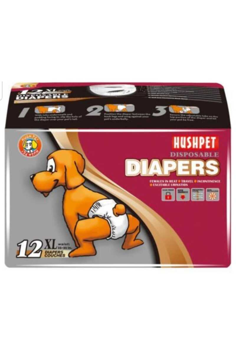 Hushpet Köpek Alt Tuvalet Bezi Xl 12