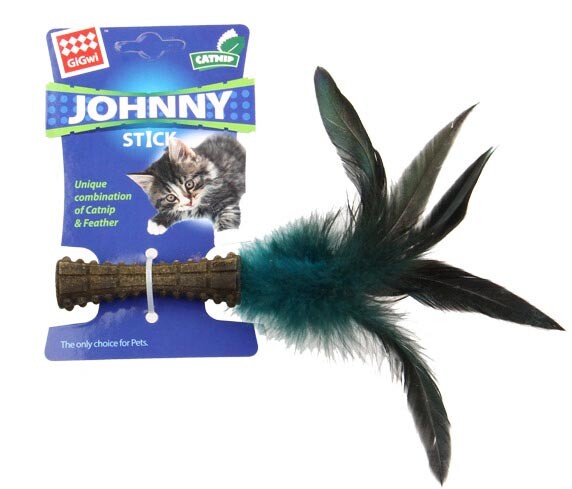  - 7071 Johnny Stick Catnipli Doğal Tüylü Kedi Oyun.