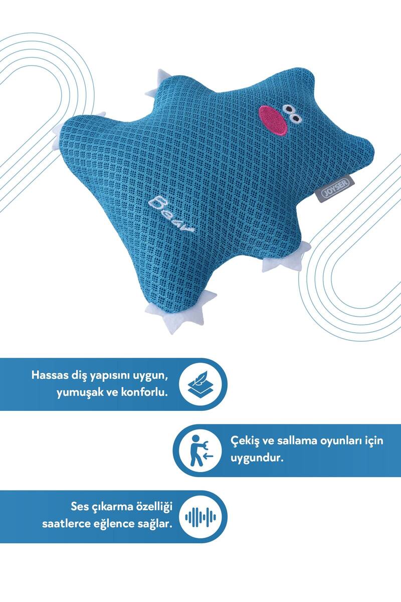 JOYSER AYICIK KÖPEK OYUNCAĞI M BOY MAVİ 16X11 CM