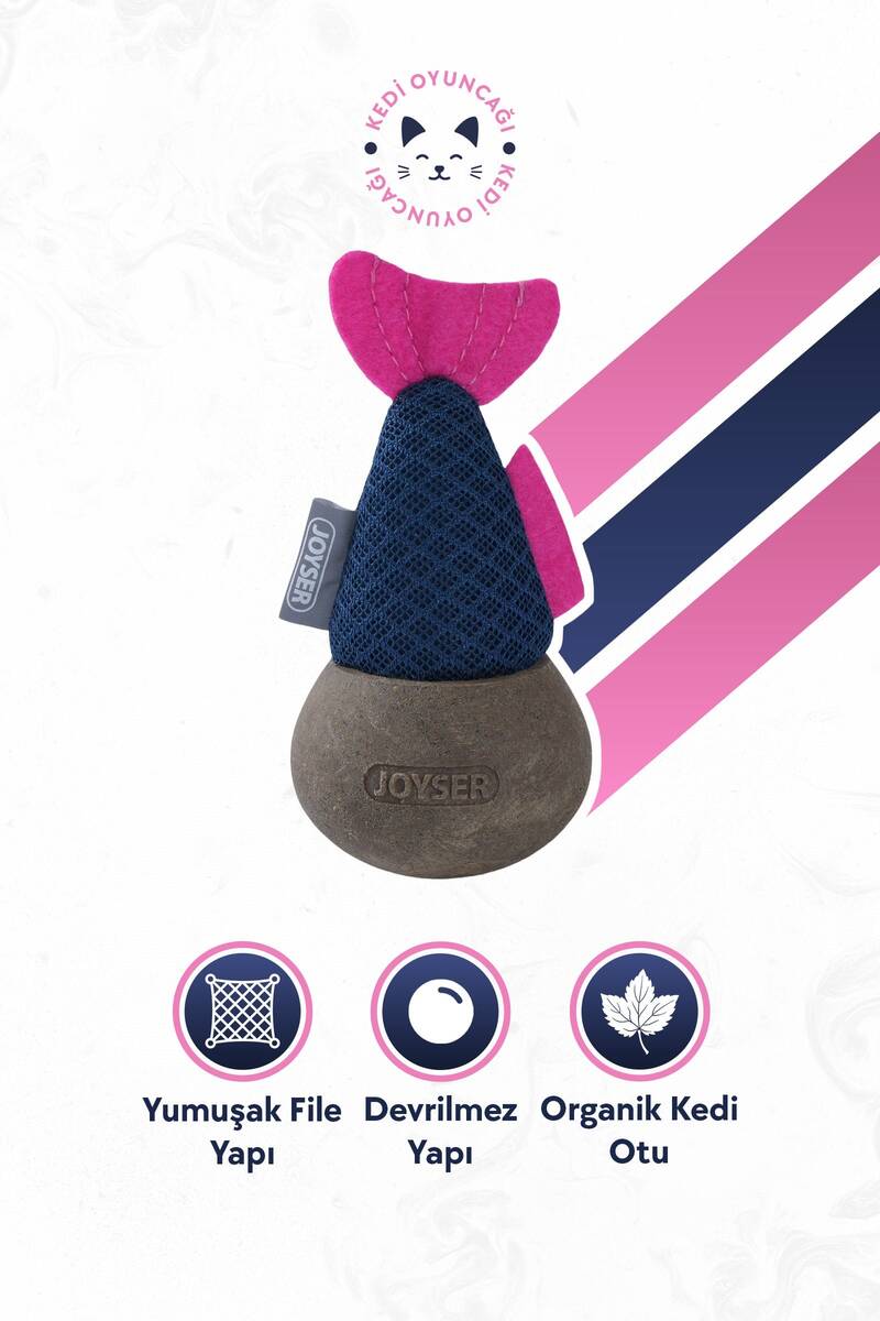 JOYSER CATNİP WOBALL KEDİ OTLU SALLANAN KEDİ OYUNCAĞI 12CM