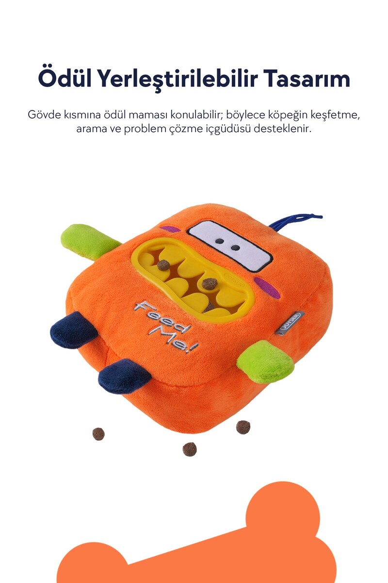 JOYSER FEED ME 2 KATMANLI KAUÇUK DİŞLİ KÖPEK OYUNCAĞI 18 CM - Thumbnail