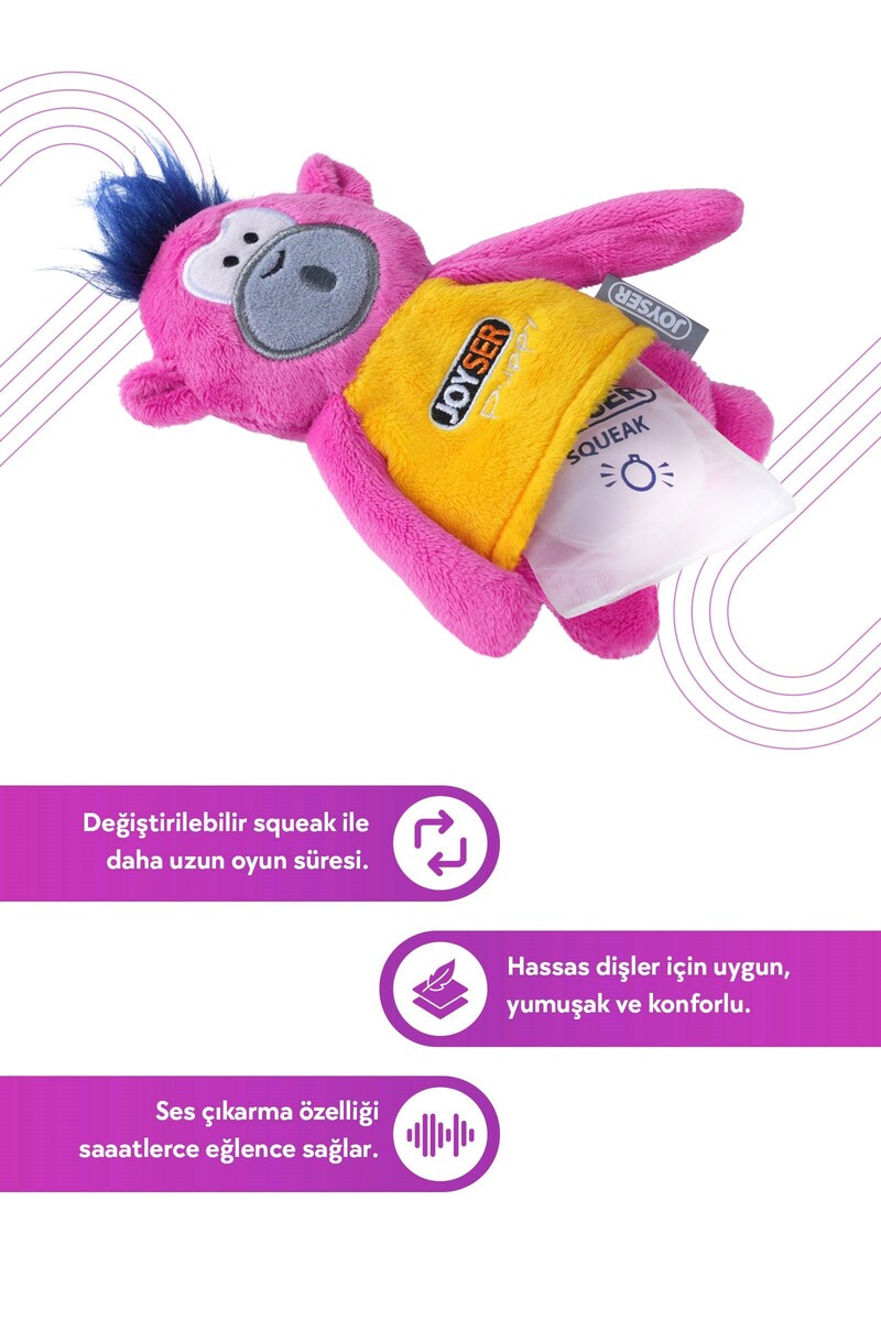 JOYSER MAYMUN KÖPEK OYUNCAĞI 12 CM - Thumbnail