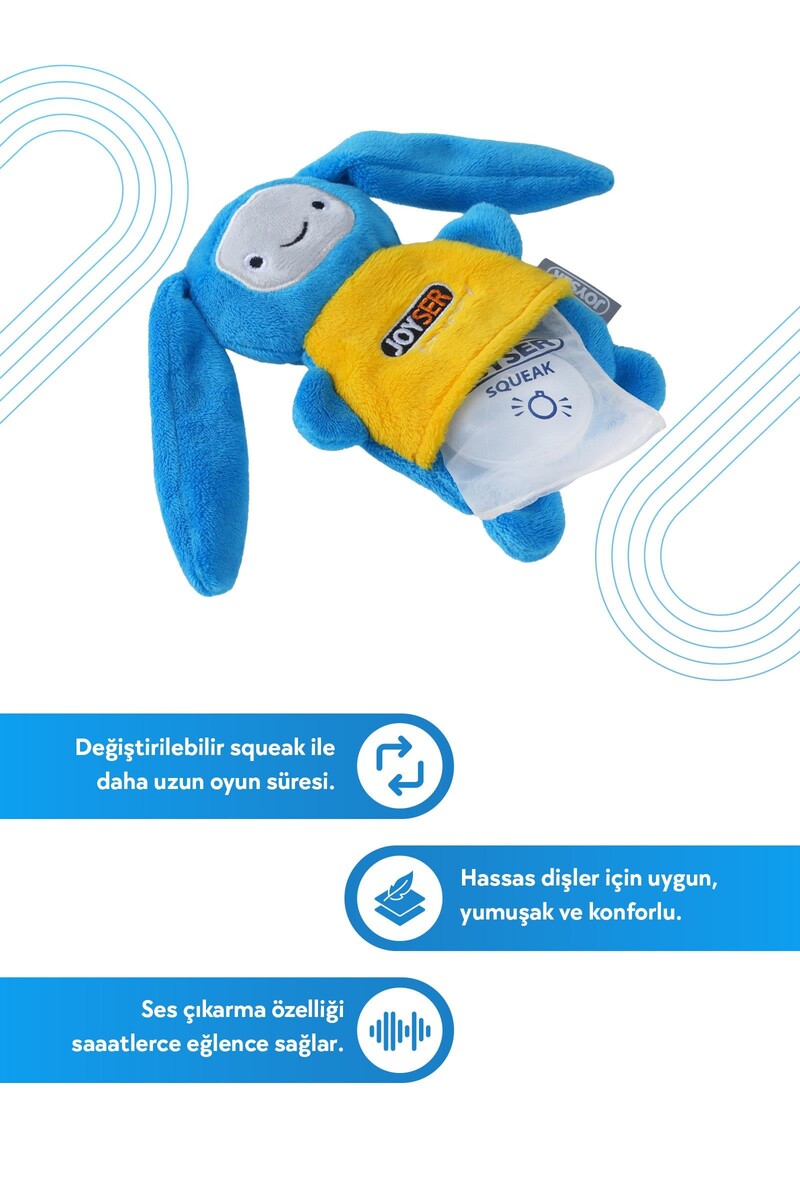 JOYSER MAYMUN YAVRU KÖPEK OYUNCAĞI 12CM - Thumbnail