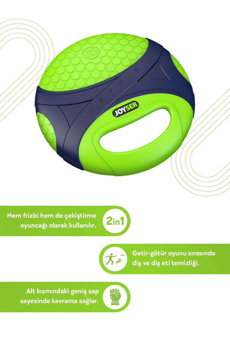 JOYSER NETRİX FRİSBEE HAFİF VE KÖPÜK FRİZBİ KÖPEK OYUNCAĞI 24 CM