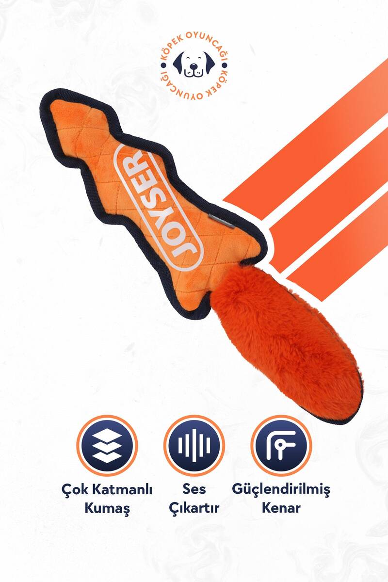 JOYSER SLİMMY PELUŞ TİLKİ KÖPEK OYUNCAĞI 39 CM