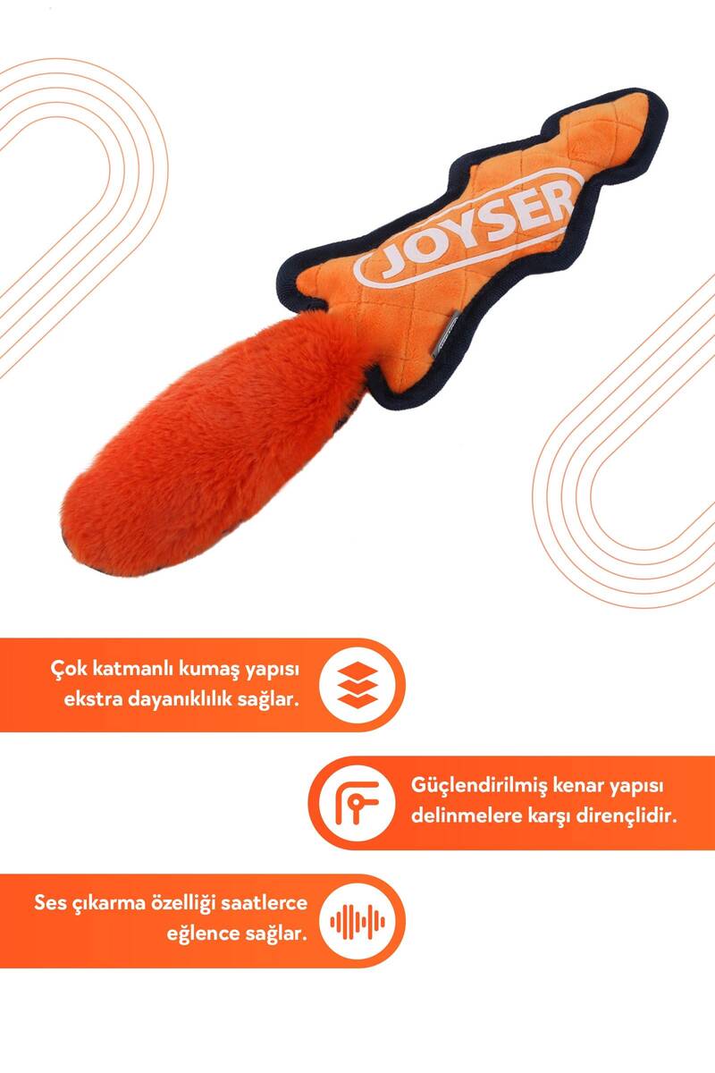 JOYSER SLİMMY PELUŞ TİLKİ KÖPEK OYUNCAĞI 39 CM