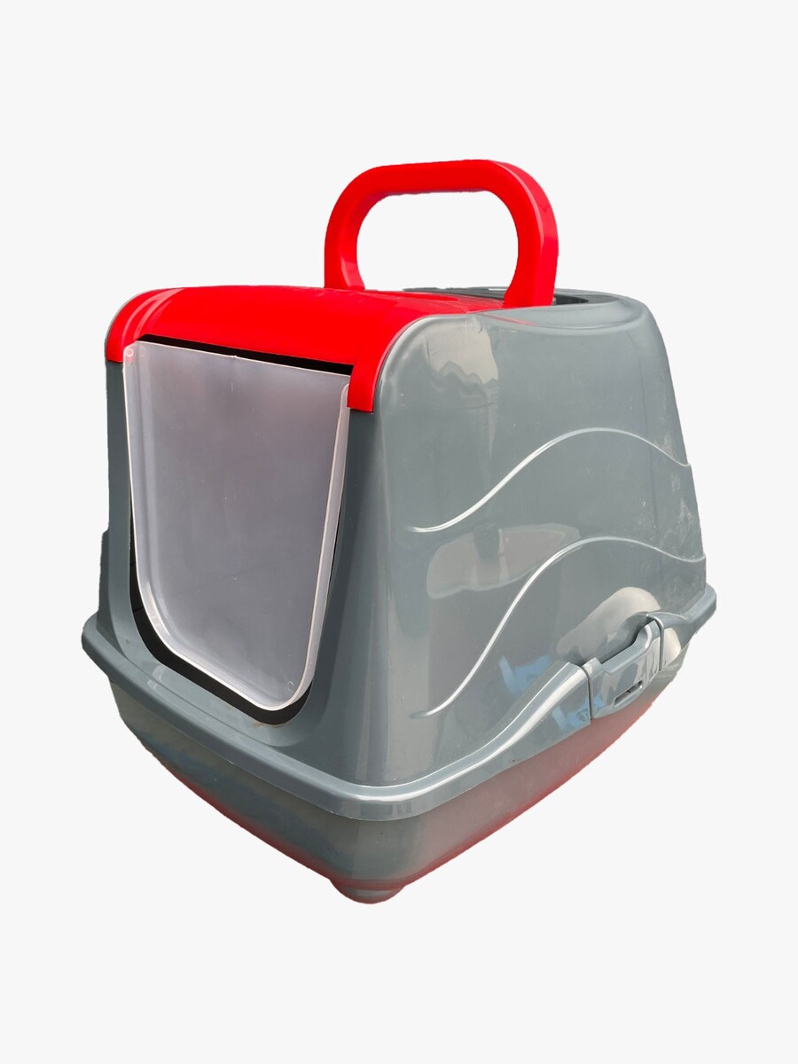  - KAPALI KEDİ TUVALETİ SİYAH EKO MİO 5'Lİ PAKET 36*49*39