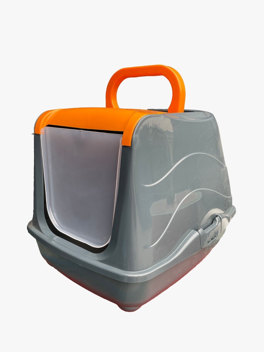 KAPALI KEDİ TUVALETİ SİYAH EKO MİO 5'Lİ PAKET 36*49*39 - Thumbnail