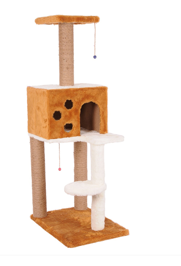  - KARE EVLİMERDİVENLİ124CM KAHVE