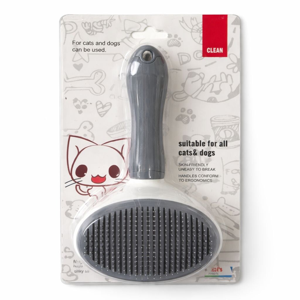  - KEDİ KÖPEK BASMALI TARAK BÜYÜK BOY