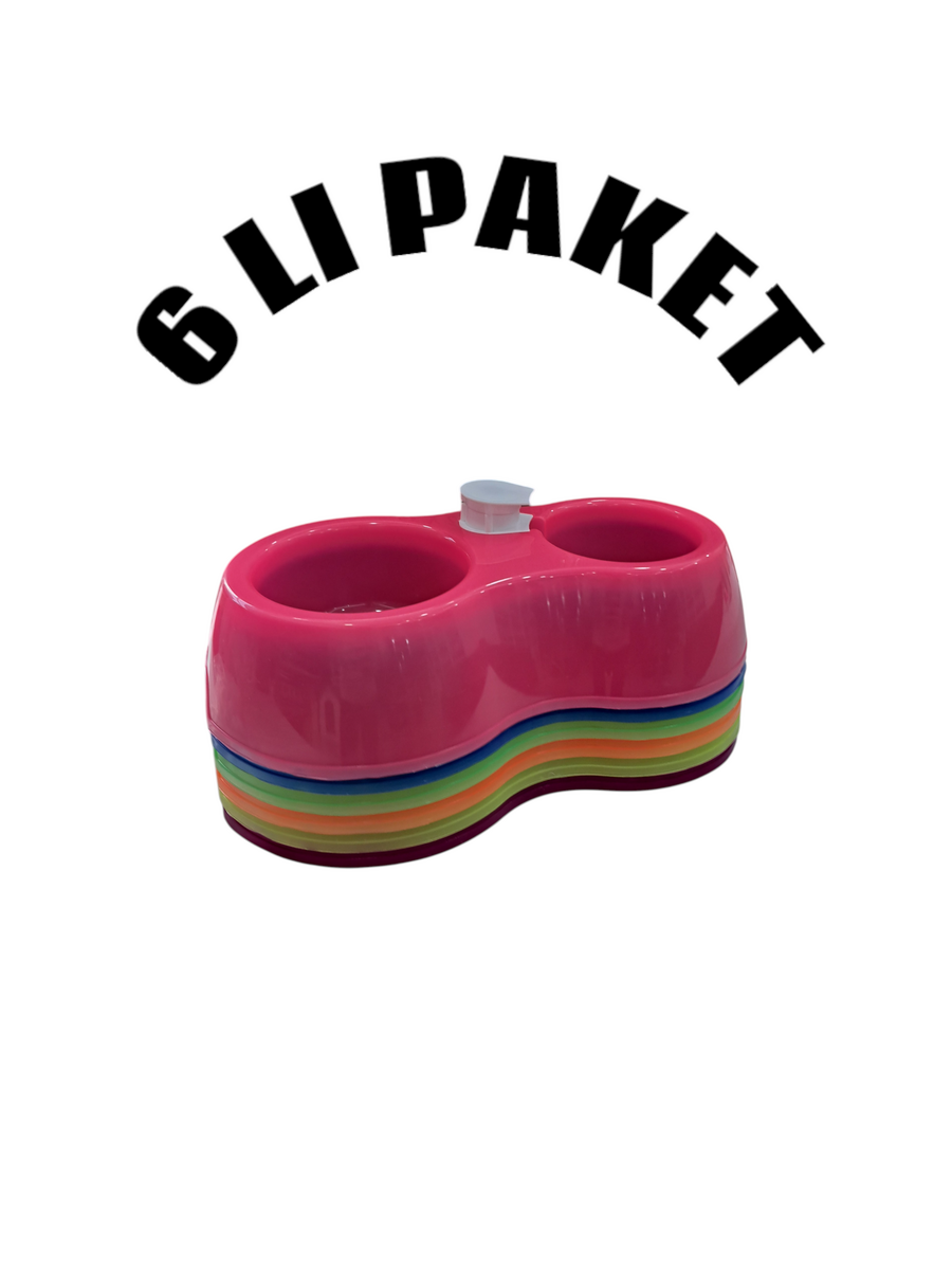  - KEDİ KÖPEK MAMA KABI 6'LI ŞİŞE APARATLI