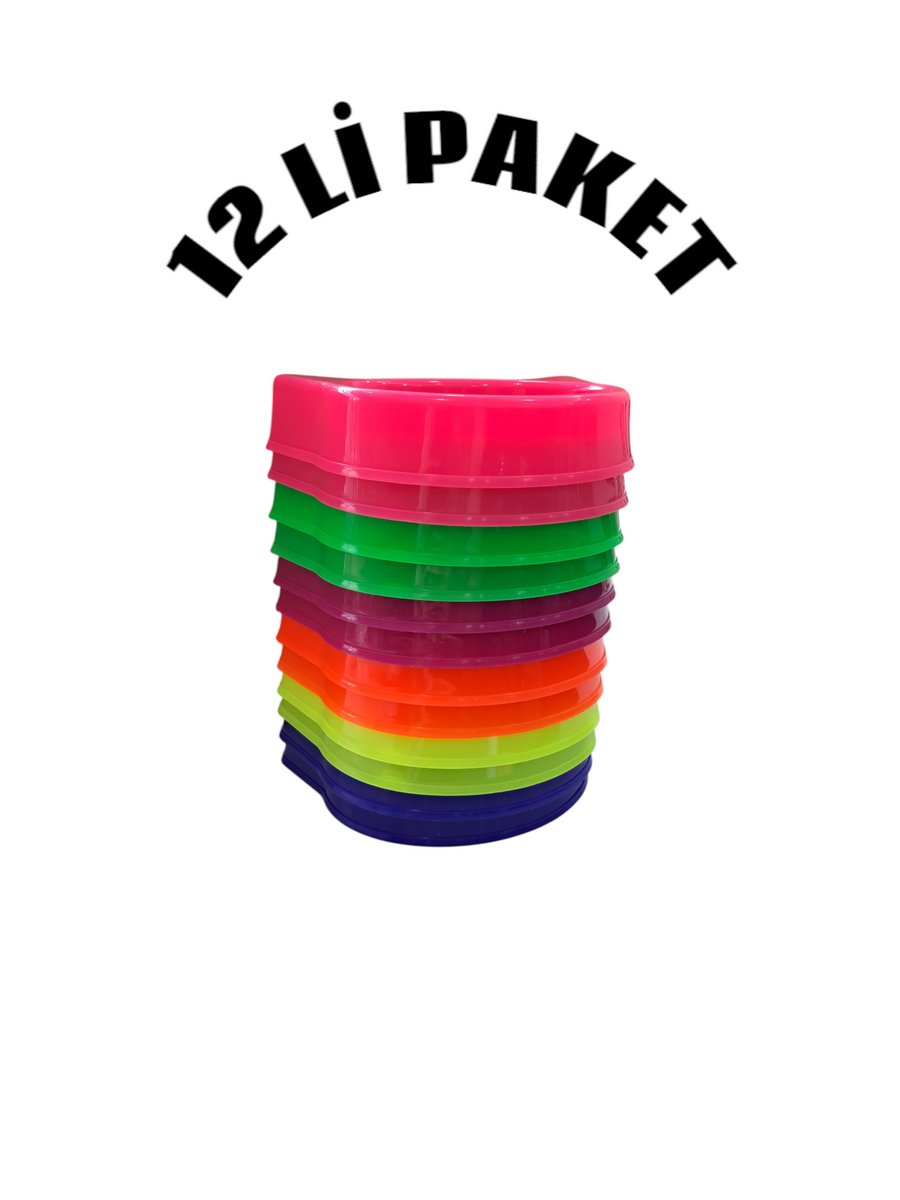  - KEDİ KÖPEK MAMA KABI KEDİ KULAKLI 12'Lİ