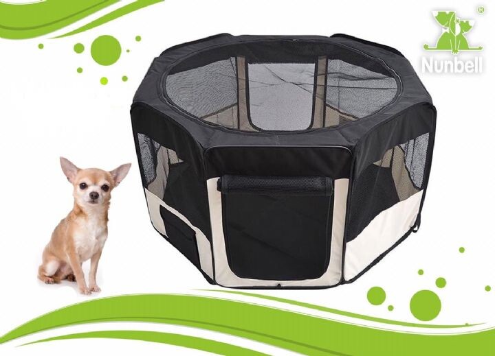 NUNBELL - KEDİ KÖPEK OYUN ALANI KUMAŞ 91*91*58cm