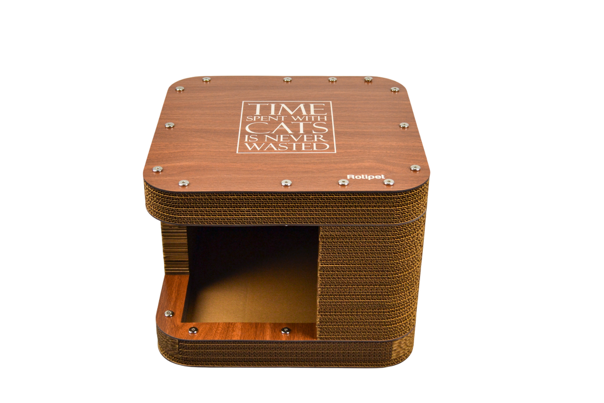 KEDİ TIRMALAMA RTP2003 COFFEE CEVİZ 39X39X34 CM 