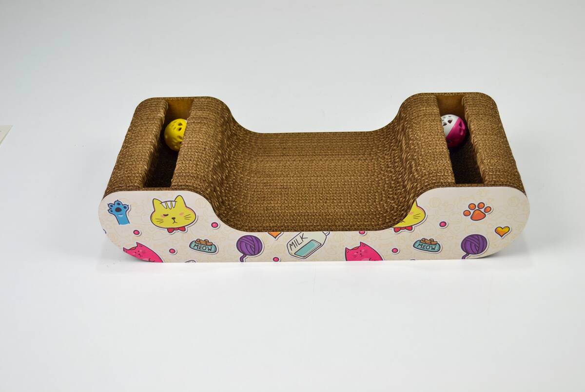 KEDİ TIRMALAMA RTP2022 CRAZY KIRMIZI 44x21x9CM 