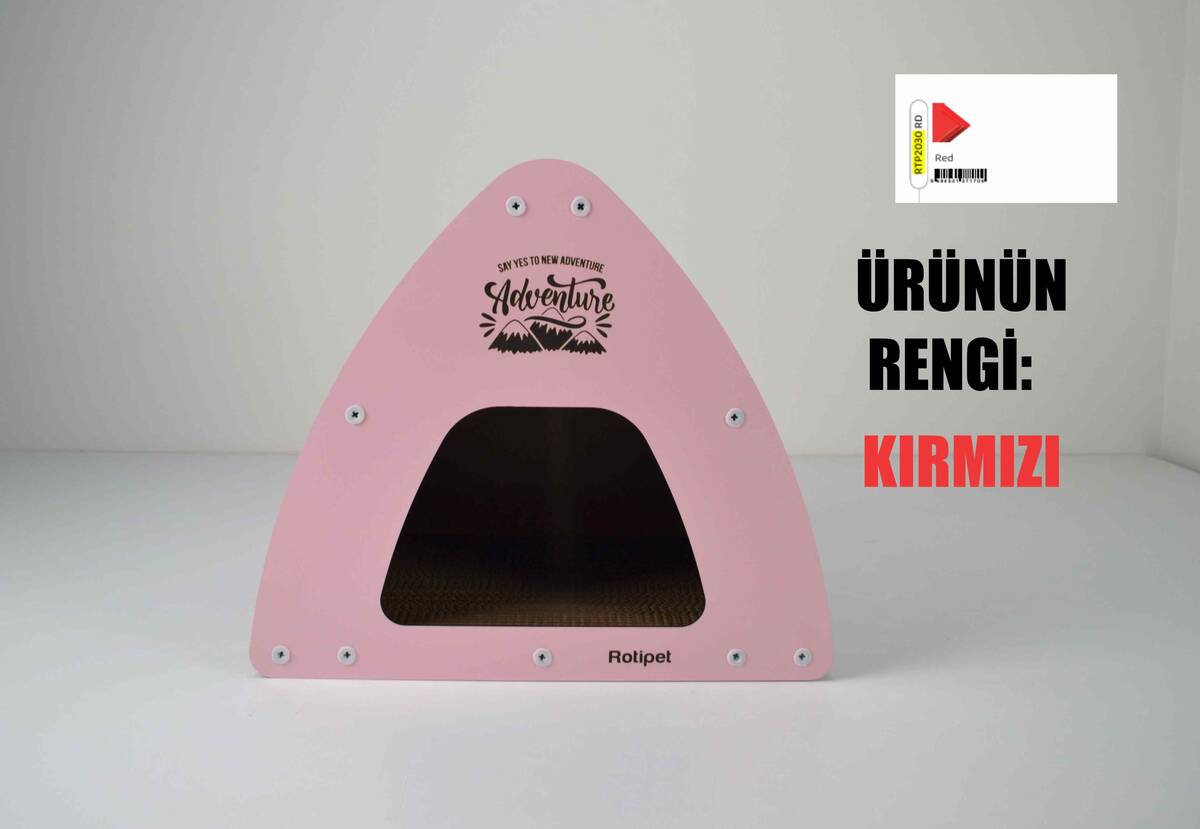 KEDİ TIRMALAMA RTP2030 JUNGLE KIRMIZI 41X46X30.5 CM 