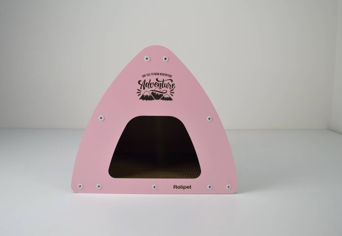 KEDİ TIRMALAMA RTP2030 JUNGLE ŞEKER PEMBE 41X46X30.5 CM 