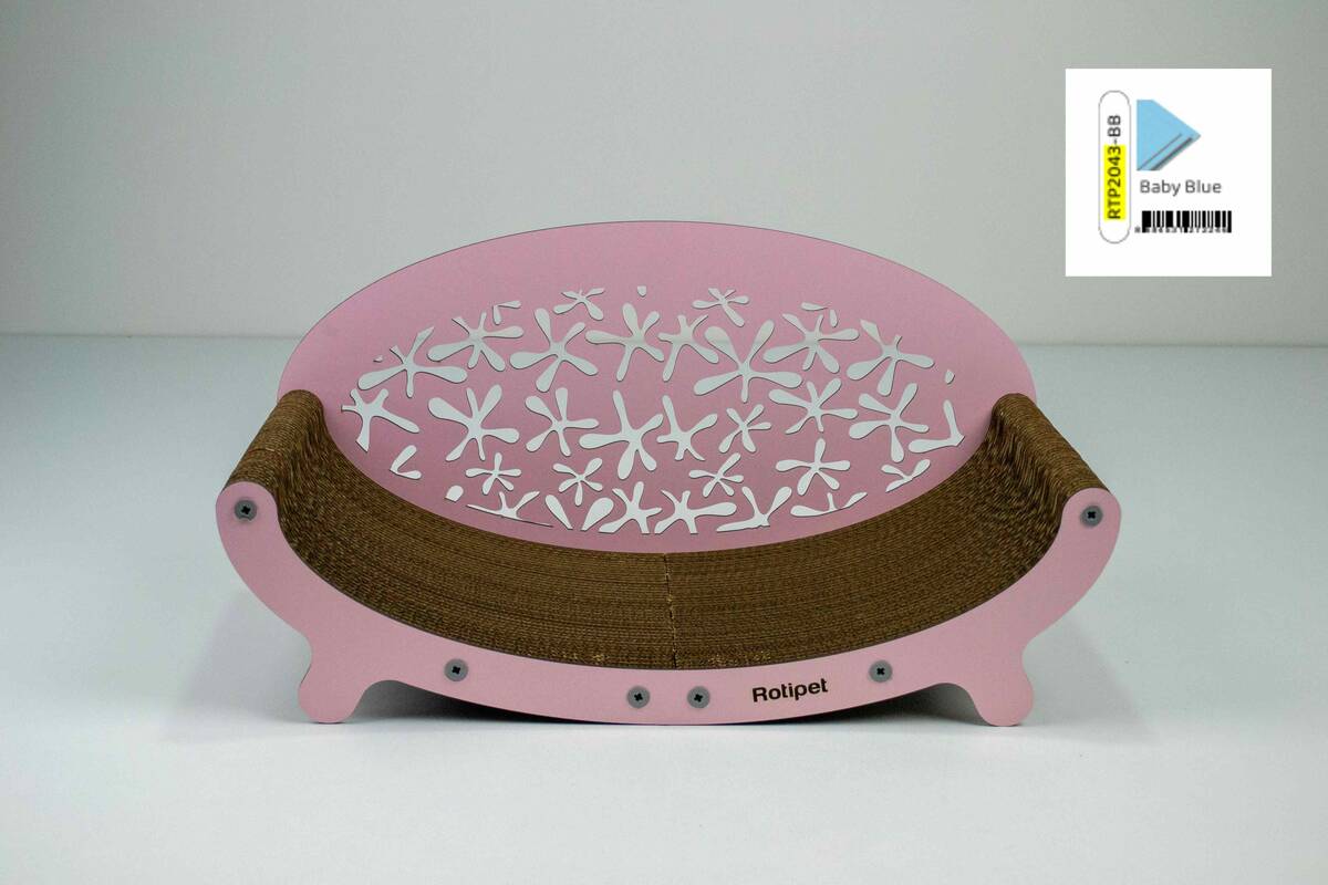 KEDİ TIRMALAMA RTP2043 SALY BEBEK MAVİSİ 63x40x21 CM 