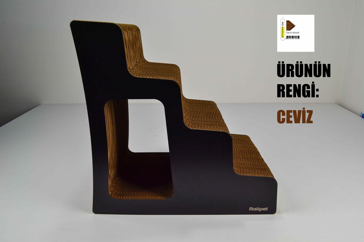  - KEDİ TIRMALAMA RTP2044 SKYLA CEVİZ 50X50X40 CM 