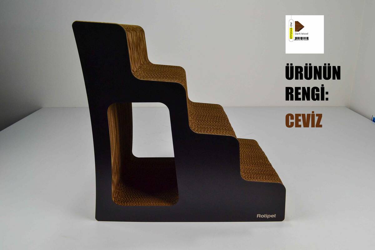 KEDİ TIRMALAMA RTP2044 SKYLA CEVİZ 50X50X40 CM 