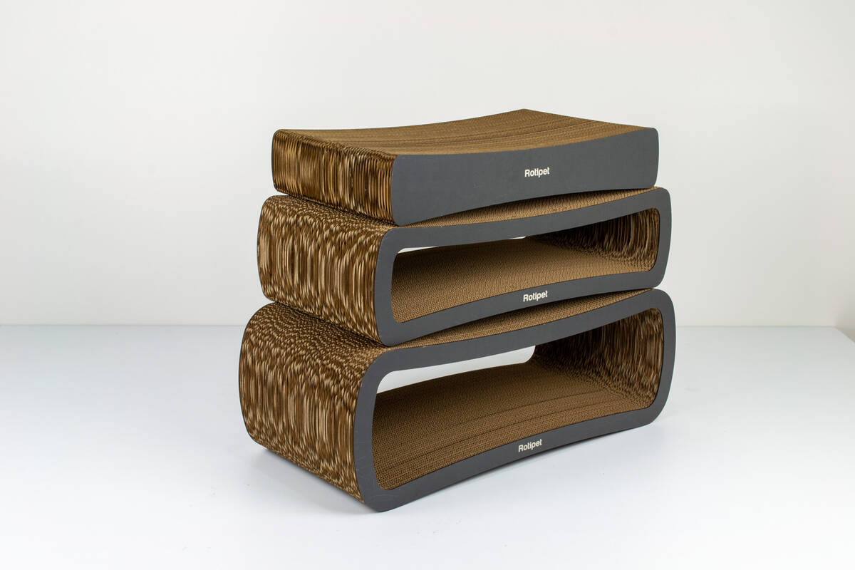 KEDİ TIRMALAMA RTP2048 LOUNGE ANTRASİT 68X21X30 CM 