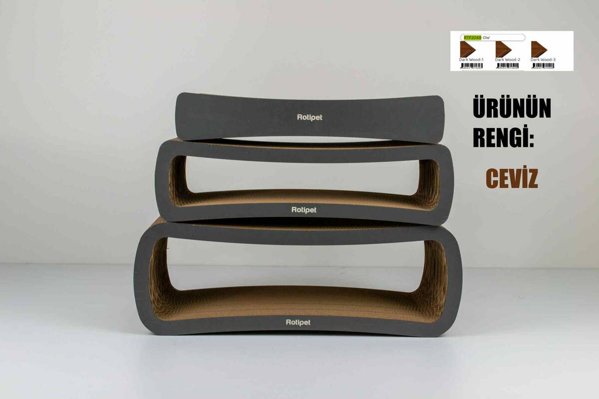 KEDİ TIRMALAMA RTP2048 LOUNGE CEVİZ 68X21X30 CM 