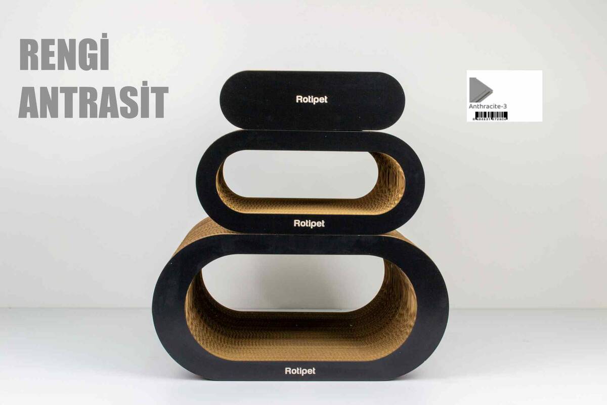 KEDİ TIRMALAMA RTP2049 THETA ANTRASİT 54X34X50CM 