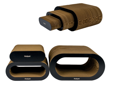 KEDİ TIRMALAMA RTP2049 THETA CEVİZ 54X34X50CM 