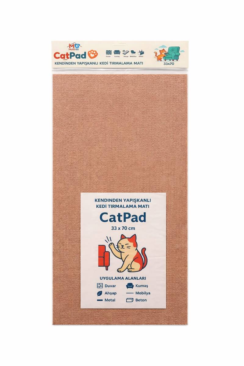 CATPAD KENDİNDEN YAPIŞKANLI KEDİ TIRMALAMA MATI 33*70 