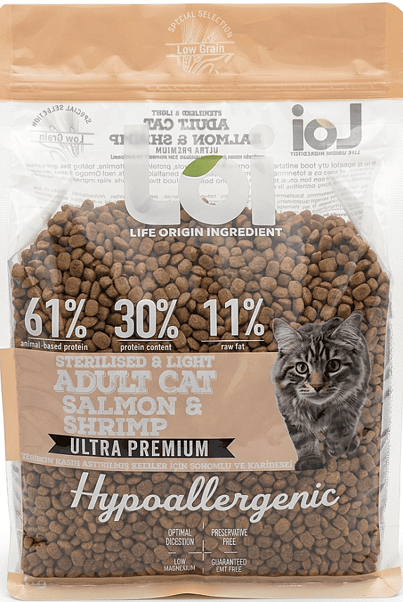  - LOI KEDİ KISIR SOMON&KARİDES 1 KG