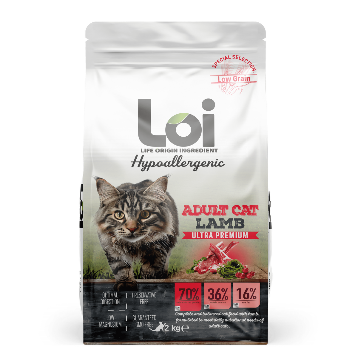  - LOI KEDİ KUZULU 2 KG (KDV DAHİL FİYATTIR)