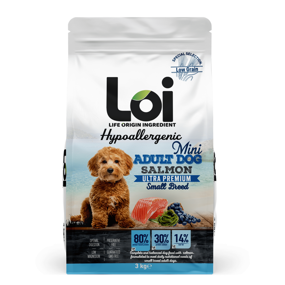  - LOI MİNİ IRK SOMONLU 3 KG (KDV DAHİL FİYATTIR)