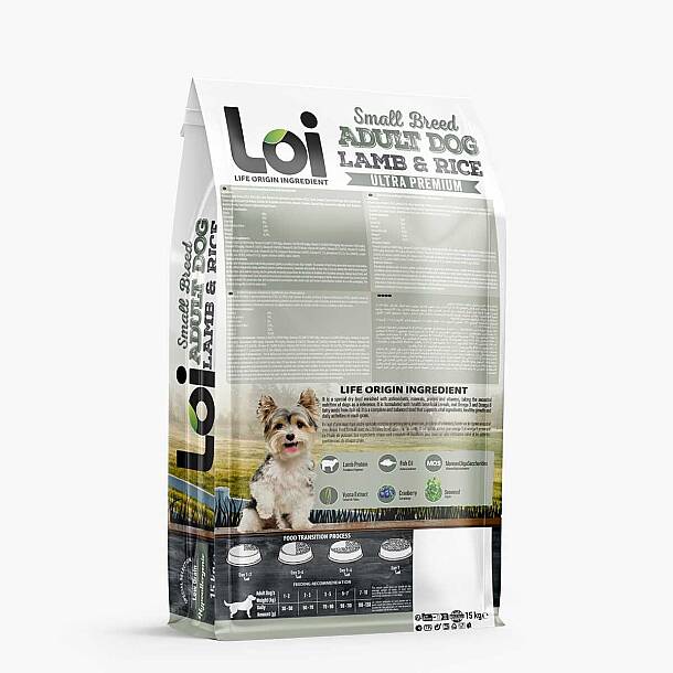LOI MİNİ IRK YETİŞKİN KÖPEK KUZULU 15KG - 2