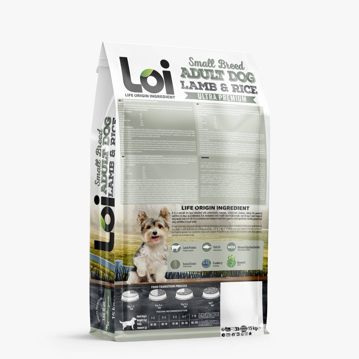 LOI MİNİ IRK YETİŞKİN KÖPEK KUZULU 15KG