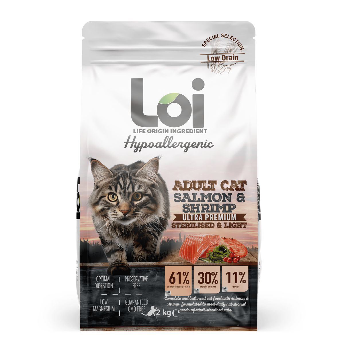  - LOI STERİL SOMON VE KARİDES 2 KG (KDV DAHİL FİYATTIR)