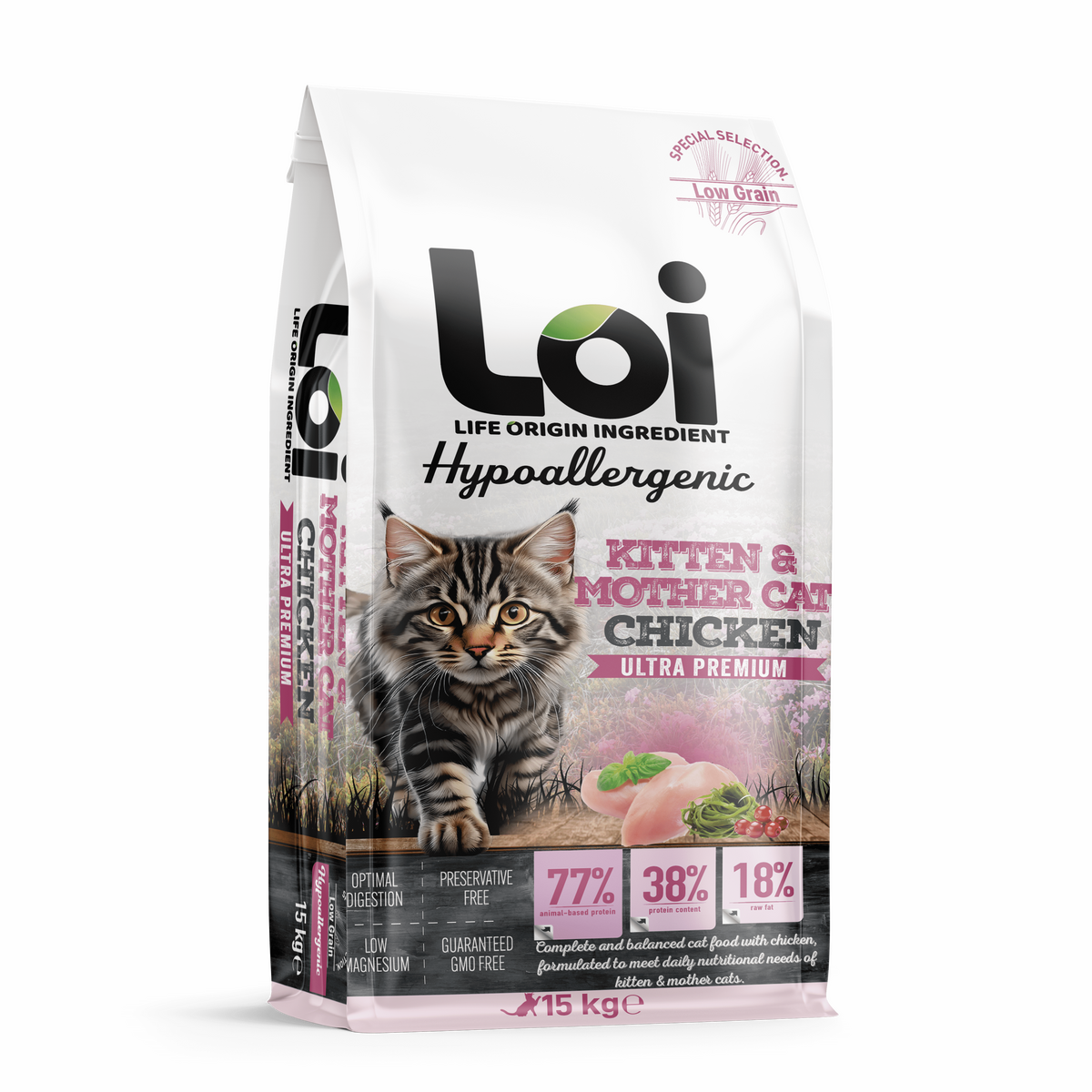  - LOI YAVRU KEDİ TAVUKLU 15 KG (KDV DAHİL FİYATTIR)