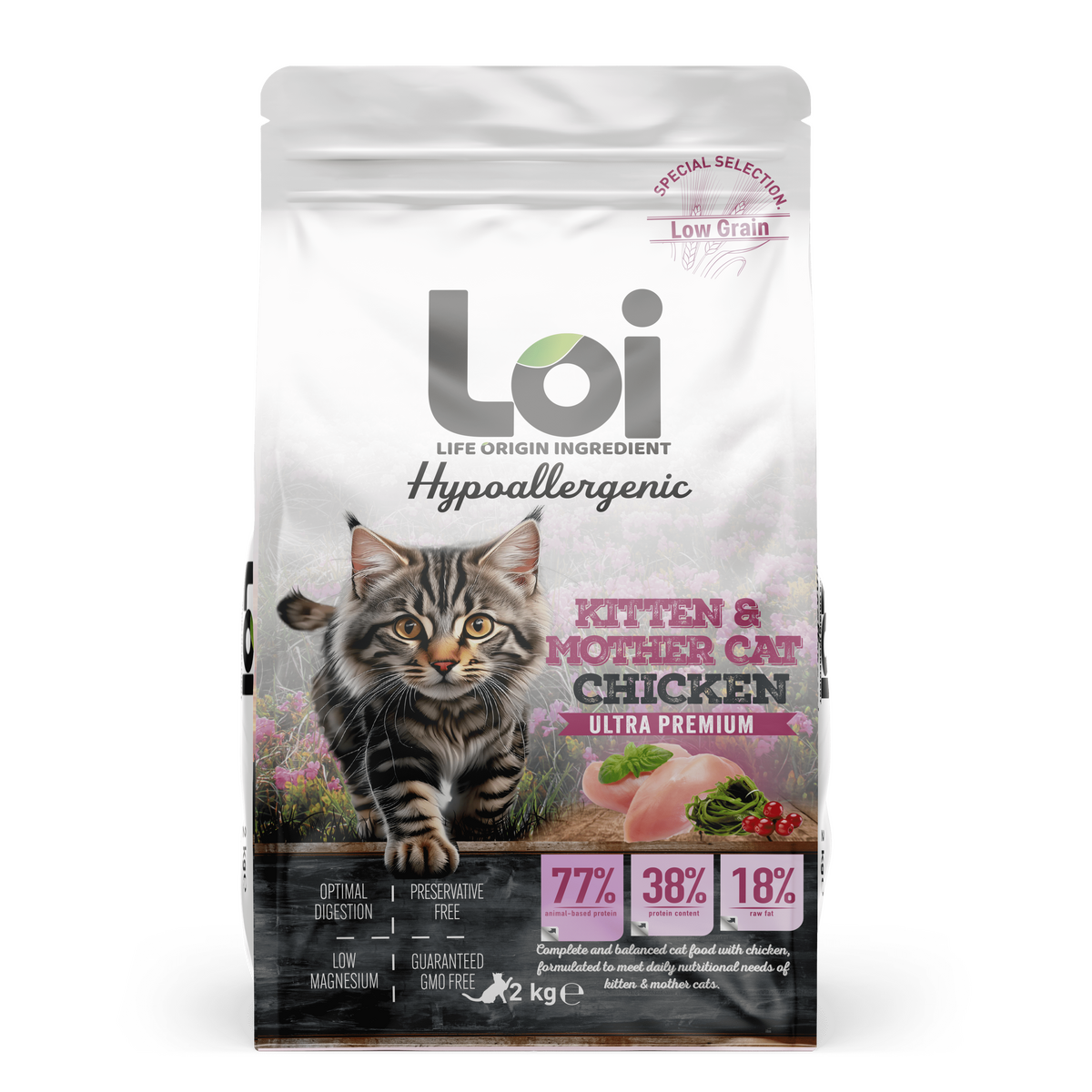  - LOI YAVRU KEDİ TAVUKLU 2 KG 