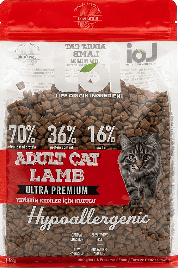LOI YETİŞKİN KEDİ KUZULU 1 KG