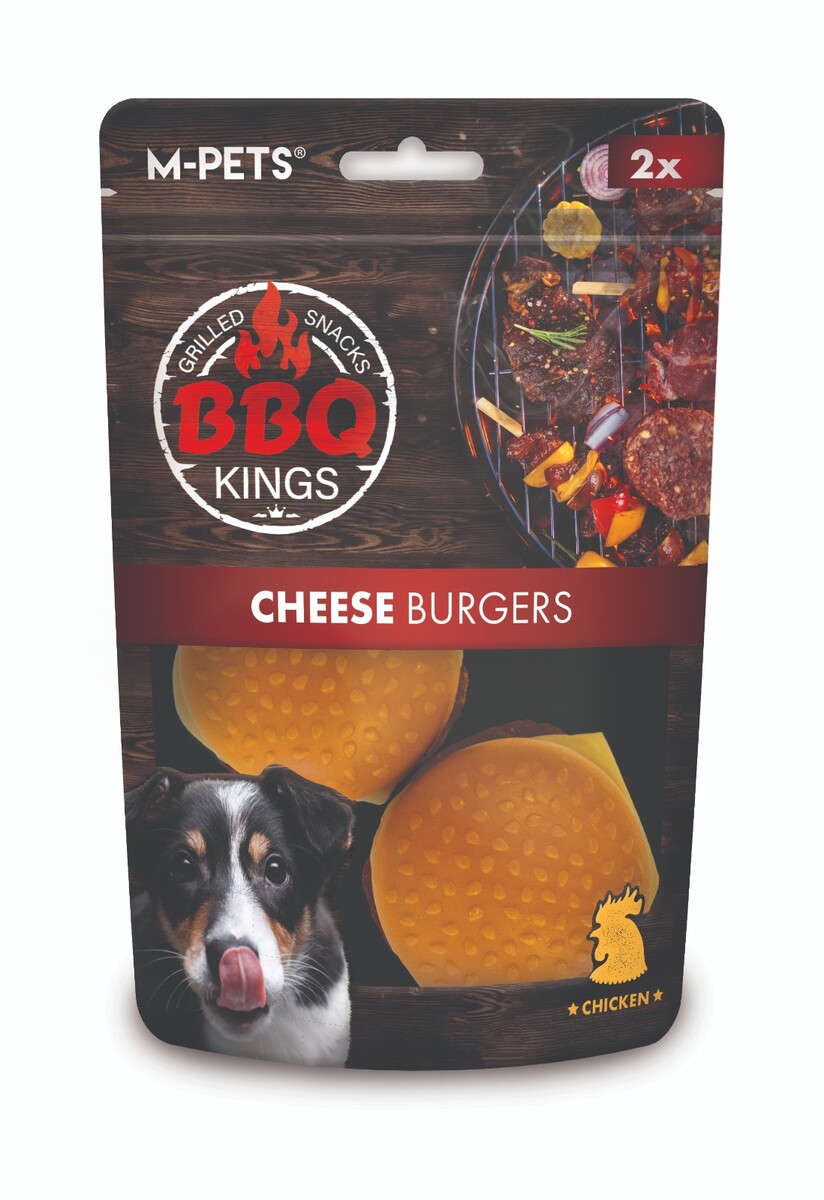 - M-PETS BBQ KINGS CHEESE BURGERS CHICKEN ÖDÜL 130GR  - M-PETS BBQ KINGS CHEESE BURGERS CHICKEN ÖDÜL 130GR