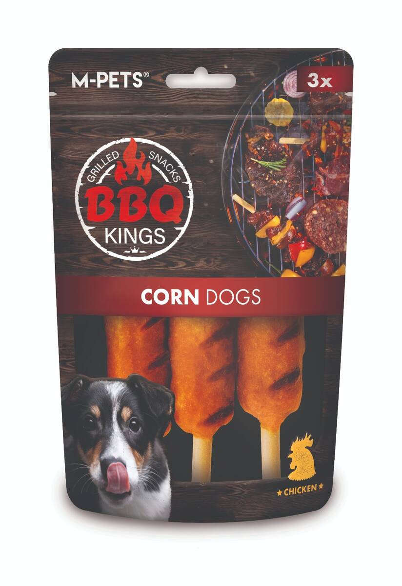 M-PETS BBQ KINGS CORN DOGS CHICKEN ÖDÜL 90GR