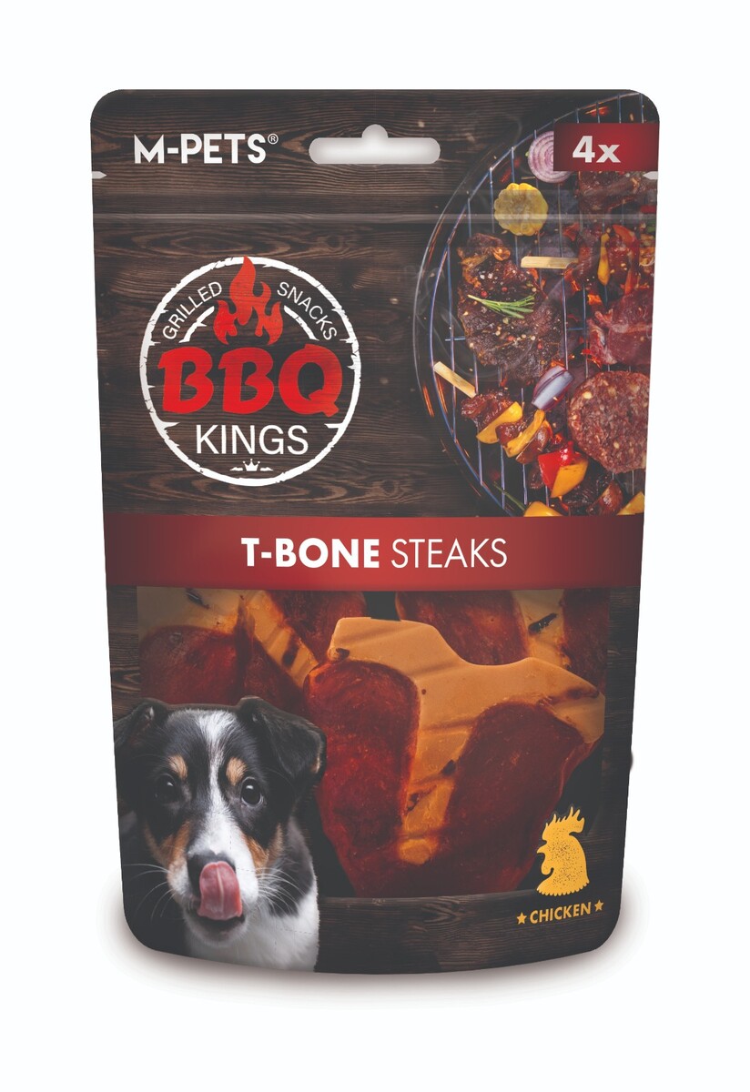 - M-PETS BBQ KINGS T-BONE STEAKS CHICKEN ÖDÜL 105GR  - M-PETS BBQ KINGS T-BONE STEAKS CHICKEN ÖDÜL 105GR