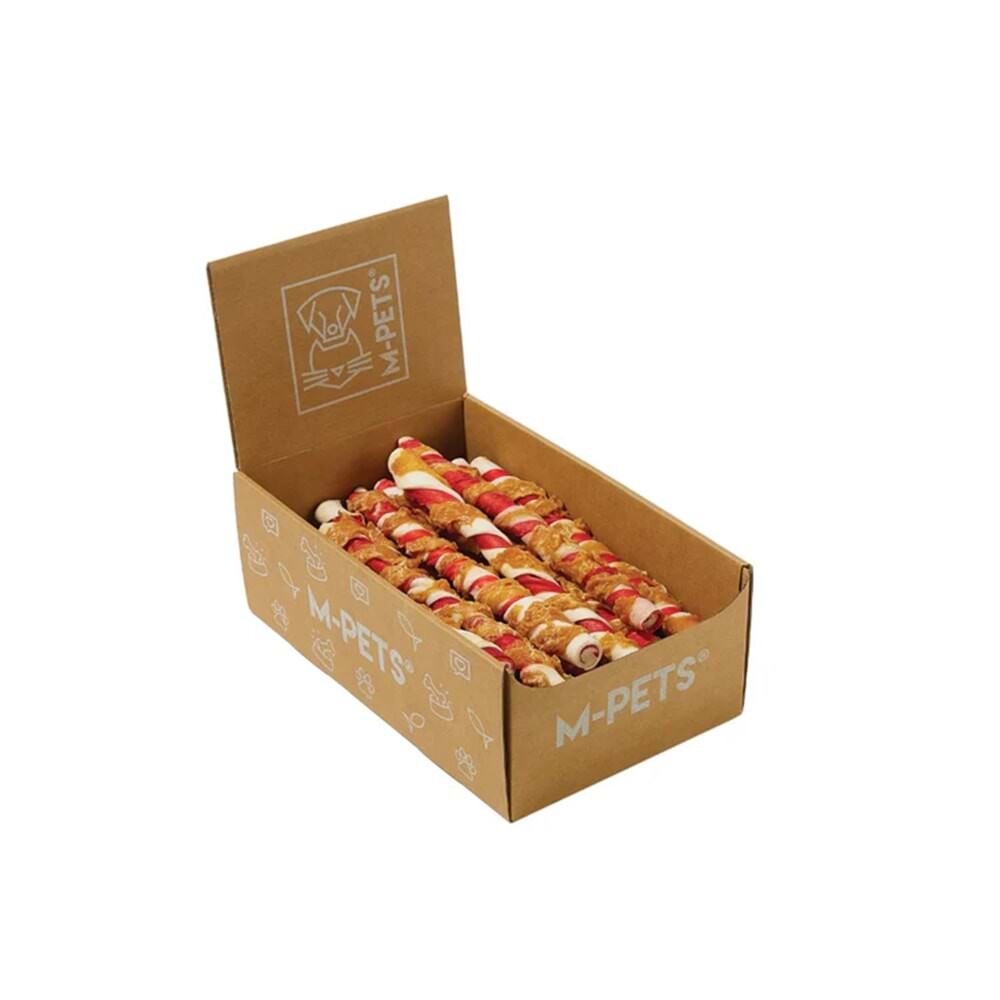 - M-PETS BITE DELIGHT CHICKEN WRAP 28CM KÖPEK ÖDÜL 2KG  - M-PETS BITE DELIGHT CHICKEN WRAP 28CM KÖPEK ÖDÜL 2KG